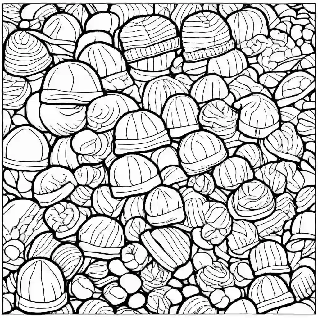Beanies coloring pages